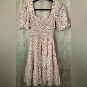 🌸Mine Small Orange Flower Dress🌸